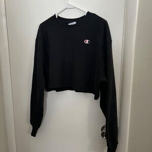 Cropped Champion Reverse Weave Sweatshirt